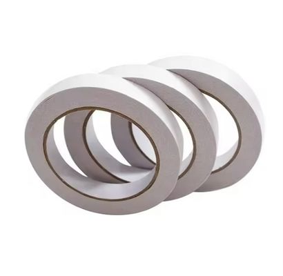 Клейкая двусторонняя тканевая лента толщиной 70 мкм с высокоэффективным акриловым клеем на основе растворителя для общего склеивания