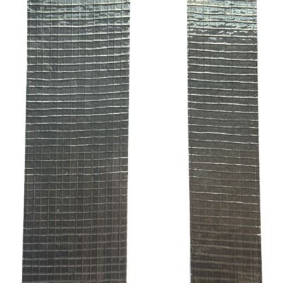 Высококачественная алюминиевая фольга-сетка-каучуко-смоляная клейкая лента толщиной 90 мкм, прочность на растяжение 120 Н/25 мм для герметизации