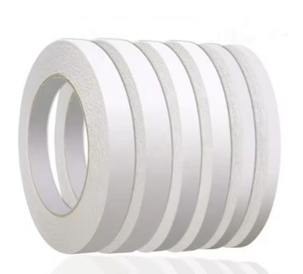 Клейкая двусторонняя тканевая лента толщиной 70 мкм с высокоэффективным акриловым клеем на основе растворителя для общего склеивания